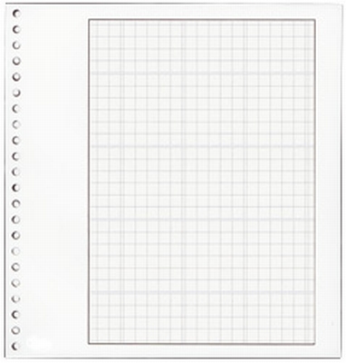 Pages Vierges à personnaliser :Feuilles Quadrillées (par 50)